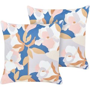 Beliani VEREZZI Multicolour Floral Outdoor Cushions - Outdoor Cushions Beliani VEREZZI Multicolour Floral Outdoor Cushions - Outdoor Cushions