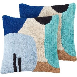 Beliani Cotton Geometric Cushions - Decor Accessories Beliani Cotton Geometric Cushions - Decor Accessories