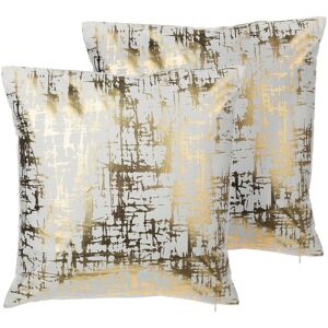 Beliani Model GARDENIA Cotton Cushions - 45x45 cm Decor Set Beliani Model GARDENIA Cotton Cushions - 45x45 cm Decor Set