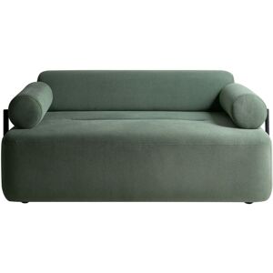 BELIANI Sofa 2 Seater ELVA Fabric Light Green BELIANI Sofa 2 Seater ELVA Fabric Light Green