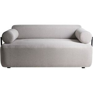 BELIANI Sofa 2 Seater ELVA Fabric Light Grey BELIANI Sofa 2 Seater ELVA Fabric Light Grey