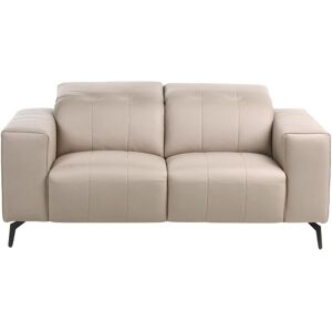 BELIANI Sofa 2 Seater OMMEL Faux Leather Taupe BELIANI Sofa 2 Seater OMMEL Faux Leather Taupe