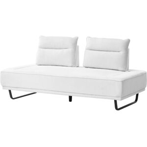 BELIANI Sofa 3 Seater FAXEN Fabric White BELIANI Sofa 3 Seater FAXEN Fabric White
