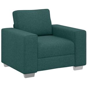 Sofa with Cushion Dark green 100 x 77 x 82 cm Fabric Vidaxl Sofa with Cushion Dark green 100 x 77 x 82 cm Fabric Vidaxl