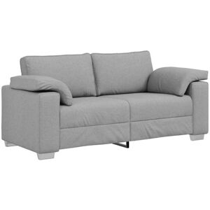 Sofa with Cushion Cloud Grey 180 x 77 x 82 cm Fabric Vidaxl Sofa with Cushion Cloud Grey 180 x 77 x 82 cm Fabric Vidaxl