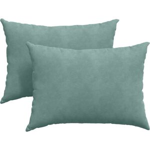 Sofa Pillows 2 pcs Sea Green 70 x 50 cm Corduroy Fabric vidaXL Sofa Pillows 2 pcs Sea Green 70 x 50 cm Corduroy Fabric vidaXL
