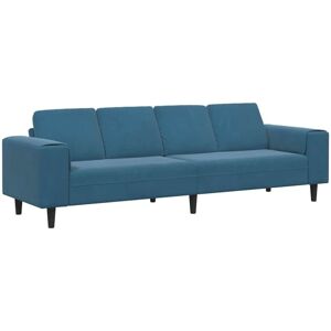 Sofa Set Blue Velvet vidaXL Sofa Set Blue Velvet vidaXL