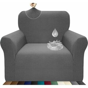 HOOPZI Stretch Sofa Cover, Waterproof and Scratch Resistant Furniture Leg for 1 Seater Sofa Elegant Pattern With Non-Slip Foam Sticks (1 Seater Sofa, Light HOOPZI Stretch Sofa Cover, Waterproof and Scratch Resistant Furniture Leg for 1 Seater Sofa Elegant Pattern With Non-Slip Foam Sticks (1 Seater Sofa, Light