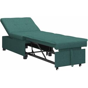 Sofa Bed Dark green 194 x 67 x 37 cm Fabric Vidaxl Sofa Bed Dark green 194 x 67 x 37 cm Fabric Vidaxl