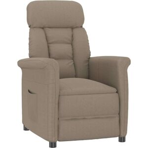 Vidaxl - Recliner Chair Taupe Taupe 70.5 x 96.5 x 95 cm Polyester Vidaxl - Recliner Chair Taupe Taupe 70.5 x 96.5 x 95 cm Polyester