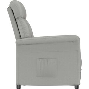 Vidaxl - Recliner Chair Light Grey Light grey 70.5 x 96.5 x 95 cm Fabric Vidaxl - Recliner Chair Light Grey Light grey 70.5 x 96.5 x 95 cm Fabric