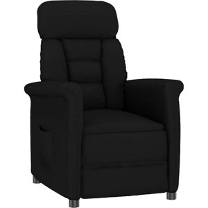 Vidaxl - Recliner Chair Black Black 70.5 x 96.5 x 95 cm Faux leather Vidaxl - Recliner Chair Black Black 70.5 x 96.5 x 95 cm Faux leather
