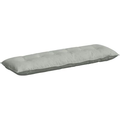 Back Pillow Light Grey 160 x 50 cm Corduroy Fabric vidaXL Back Pillow Light Grey 160 x 50 cm Corduroy Fabric vidaXL