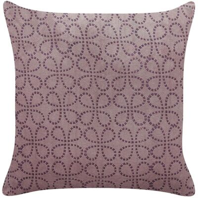 Beliani Pink Velvet Geometric Cushion - Cushion Beliani Pink Velvet Geometric Cushion - Cushion
