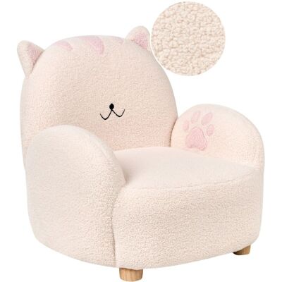 BELIANI Zoar Child's Armchair - Modern Kid's Cat Chair BELIANI Zoar Child's Armchair - Modern Kid's Cat Chair