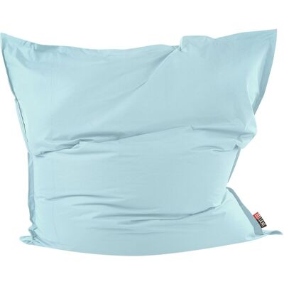 Beliani Large Blue Nylon Bean Bag - Extra Large Lounger Beliani Large Blue Nylon Bean Bag - Extra Large Lounger
