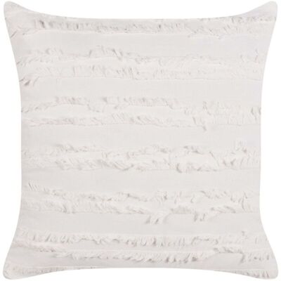Beliani Cotton Cushion White 45 x 45 cm - Cushion Beliani Cotton Cushion White 45 x 45 cm - Cushion