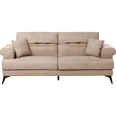 Beliani Modern Sofa with Adjustable Headrests - Sofa Beliani Modern Sofa with Adjustable Headrests - Sofa