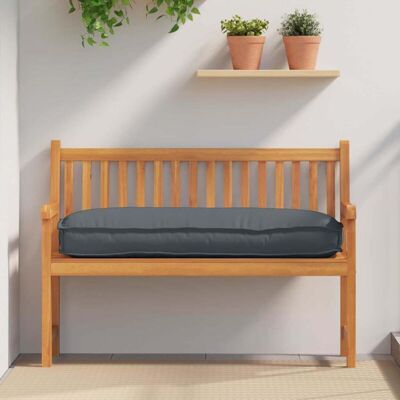 Vidaxl Outdoor Cushion Antracite Polyester 120x12x50cm - Cushion Vidaxl Outdoor Cushion Antracite Polyester 120x12x50cm - Cushion