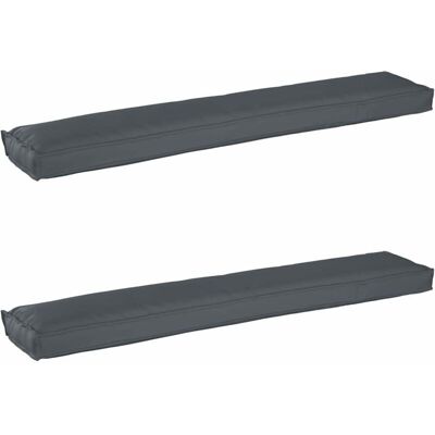 Vidasl Cushions Set for Benches - Water-Resistant, Modern, 2 pcs Vidasl Cushions Set for Benches - Water-Resistant, Modern, 2 pcs
