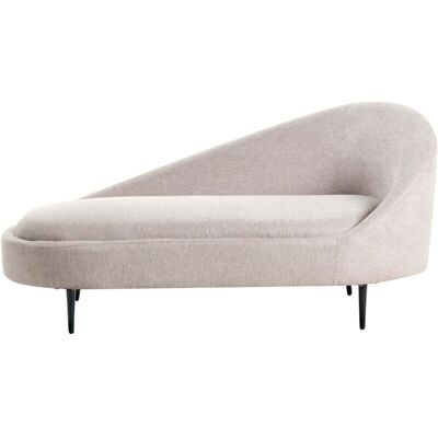 Beliani Valreas Beige Right Modern Chaise Longue Beliani Valreas Beige Right Modern Chaise Longue