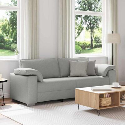 VidaXL Sofa - Grey - Modern, Comfortable, Stylish - Sofa VidaXL Sofa - Grey - Modern, Comfortable, Stylish - Sofa