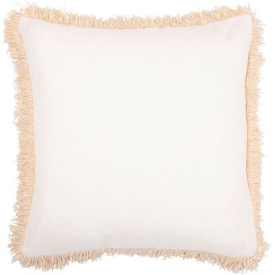 PRIVATEFLOOR Anja Viscose Cushion - Crema - Square 50x50 cm - Cushion PRIVATEFLOOR Anja Viscose Cushion - Crema - Square 50x50 cm - Cushion