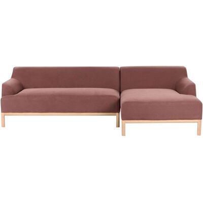 BELIANI Model Sosjo - Stylish Red Corner Sofa - Sofa BELIANI Model Sosjo - Stylish Red Corner Sofa - Sofa