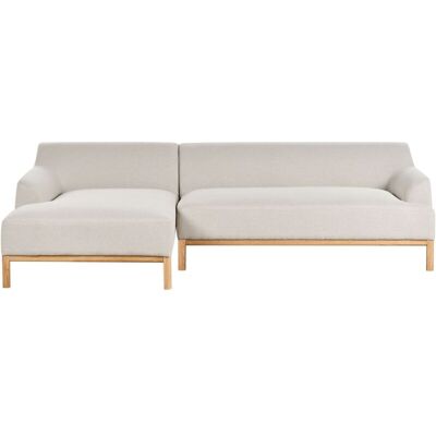 Beliani Sofa - Right Corner Beige 3-Seater Beliani Sofa - Right Corner Beige 3-Seater