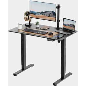 Vonhaus - Electric Standing Desk, Height Adjustable Sit Stand Desk w/Anti-Collision & Height Preset Technology, Cable Management & usb-c Charging for