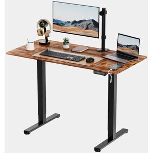 Vonhaus - Electric Standing Desk, Height Adjustable Sit Stand Desk w/Anti-Collision & Height Preset Technology, Cable Management & usb-c Charging for