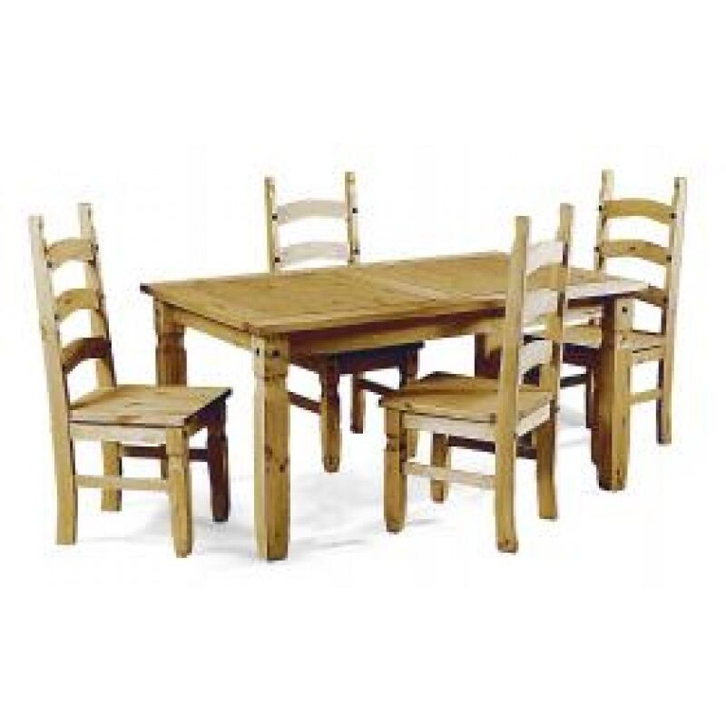 MERCERS FURNITURE Corona 5'0" Table & 4 Chairs