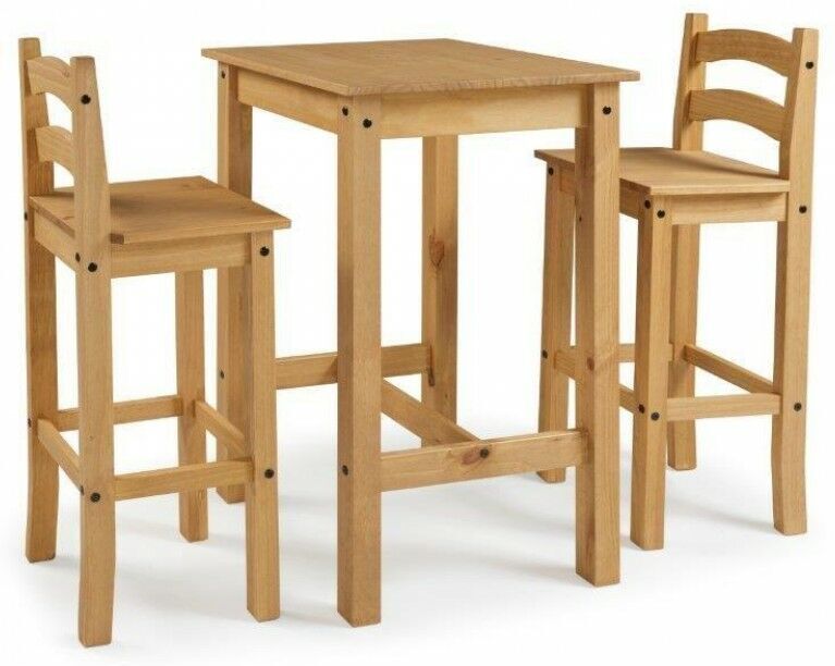 Mercers Furniture - Corona Bistro Table and 2 Barstools