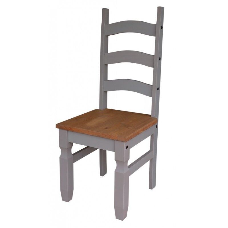 Mercers Furniture - Corona Grey Wax Dining Chairs