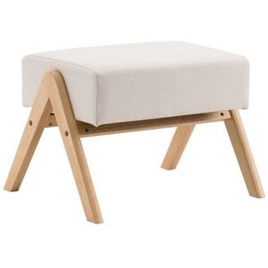 FAMIHOLLD 50x25x40cm) Footrest Stool, Rocking Chair, Footrest Stool, Nordic A-type Beige