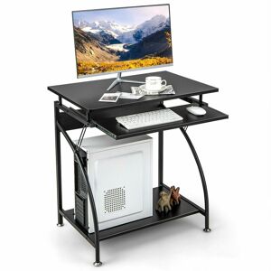 Costway - 70cm Wooden Computer Desk Writing Workstation pc Laptop Table for Small Spaces