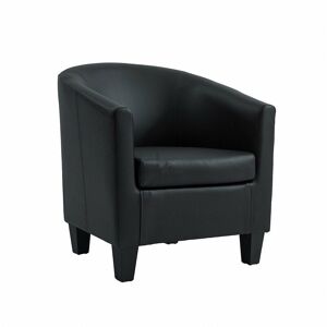 Home Detail - Canberra Black Tub Chair