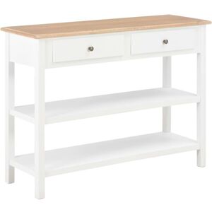 AUGUSTGROVE Bates Console Table by August Grove - White