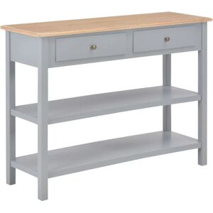 AUGUSTGROVE Bates Console Table by August Grove - Grey