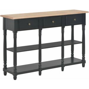 AUGUSTGROVE Bauer Console Table by August Grove - Black