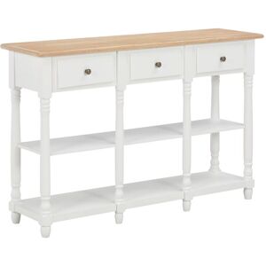 AUGUSTGROVE Bauer Console Table by August Grove - White