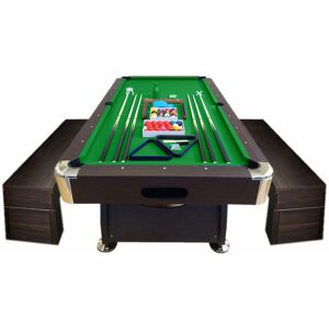 Simba Billiard Table 8-foot green with storage benches – Vintage Green