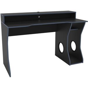 BIRLEA Enzo Gaming Computer Desk Black & Blue