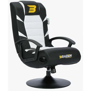 Brazen Gaming Chairs - BraZen Pride 2.1 Bluetooth Surround Sound Gaming Chair - White