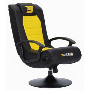 Brazen Gaming Chairs - BraZen Stag 2.1 Bluetooth Surround Sound Gaming Chair - Yellow