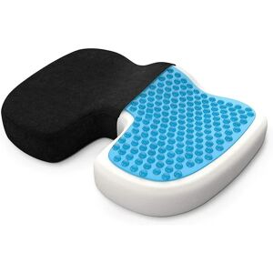 AOUGO Coccyx Cushion Anti Buttock Pressure Sore with Breathable Gel, Memory Foam Ergonomic Orthopedic Seat Cushion for Back, Hip and Coccyx Pain Relief,