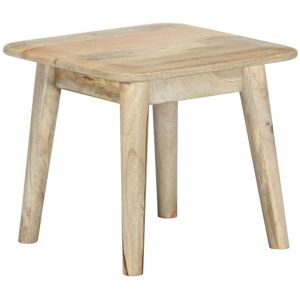 Coffee Table 45x45x40 cm Solid Mango Wood VD23801 - Hommoo