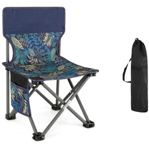 AOUGO Compact and durable folding camping chair with cup holder - Ideal for camping, picnics, garden, caravan trips, fishing, beach and barbecues