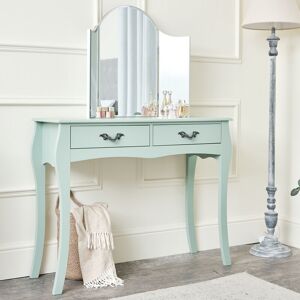 MELODY MAISON Console Table / Dressing Table - Elizabeth Sage Green Range - Sage Green, Black