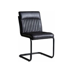 Vertyfurniture - Dark Grey Modern Dining Chairs - Set of 2 - Grey